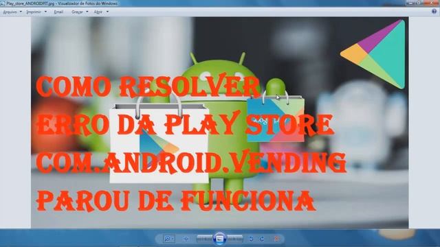 Como resolver erro da play store com.android.vending parou de funciona смотреть онлайн