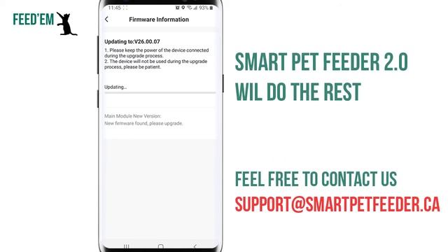 How to Update Firmware? | Smart Pet Feeder 2.0 by FEED'EM смотреть онлайн