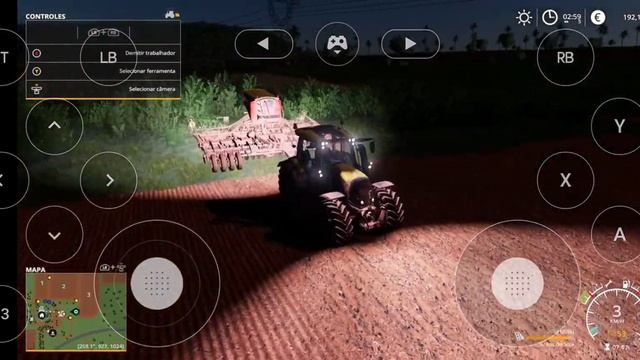 jogando farming simulator 19 no celular pelo aplicativo #nvidia #gforcenow #farmingsimulator #fs19. смотреть онлайн