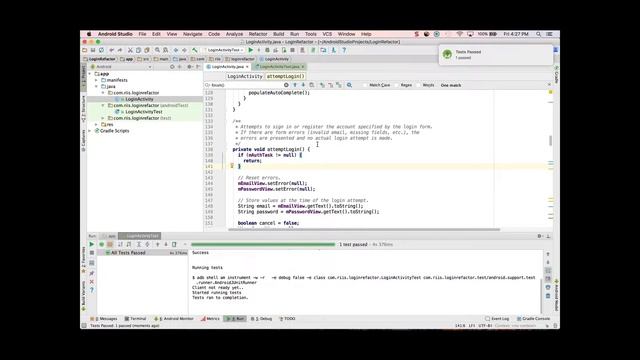 Refactoring Android Login Screen смотреть онлайн