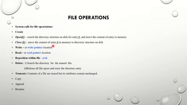 File concepts | File attributes | OS | VTU смотреть онлайн