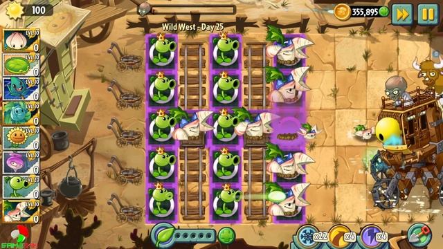 Plants vs Zombies 2 Mod: PEASHOOTER vs PARSNIP vs ALL ZOMBOSS FIGHT! смотреть онлайн
