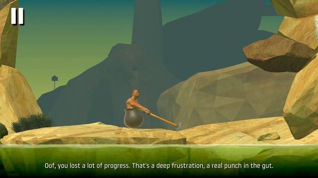 First 10 minutes of Getting Over it with Bennett Foddy aNdroid / IOS mobile Gameplay смотреть онлайн