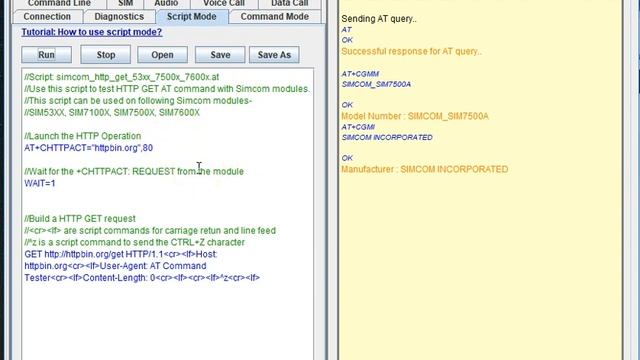 SIM7500 HTTP POST Script смотреть онлайн