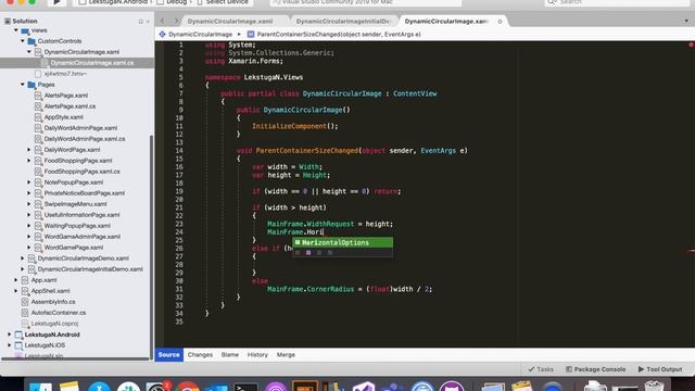 Dynamic Circular Image Xamarin Forms Custom Component смотреть онлайн