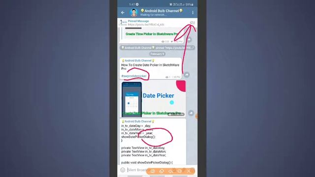 How To Create Date Picker In SketchWare |Hindi|#Androidbulb Easy смотреть онлайн