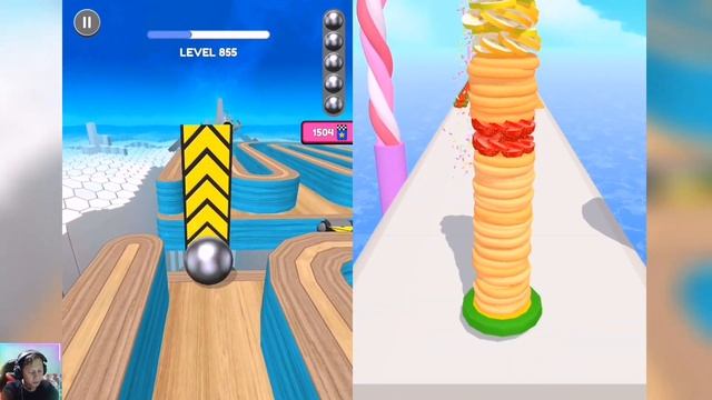 Going Balls | Pancake Run - All Level NEW MEGA APK UPDATE Gameplay Android,iOS Best Games смотреть онлайн