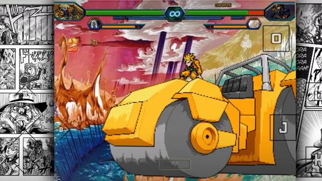 Jojo Mugen Dio road roller apk смотреть онлайн