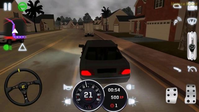 Driving School Classics Blue Sport Car Mercedes - Best Android Gameplay смотреть онлайн