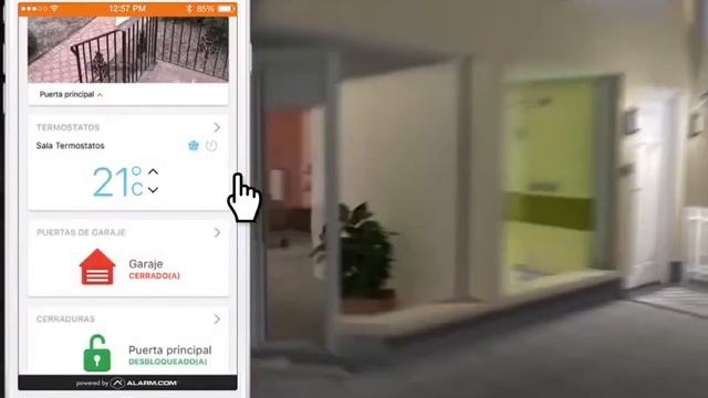 Aplicación móvil y funciones - Alarm.com | By Demes смотреть онлайн