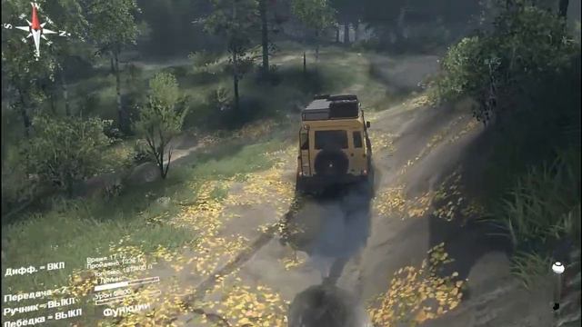 Spin Tires. Мод Land Rover Defender 110 Camel Trophy. Не едет! (Ссылка в описании) смотреть онлайн