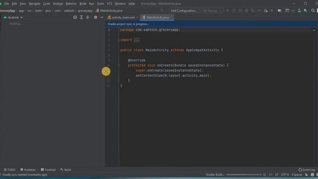 part: 1 | Creating first application in android studio| GroceryApp | E-commerce смотреть онлайн