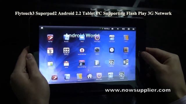 Flytouch3 Superpad2 Android 2.2 Tablet PC Supporting Flash Play 3G Network смотреть онлайн