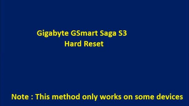Gigabyte GSmart Saga S3 Hard Reset and Forgot Password Recovery, Factory Reset смотреть онлайн