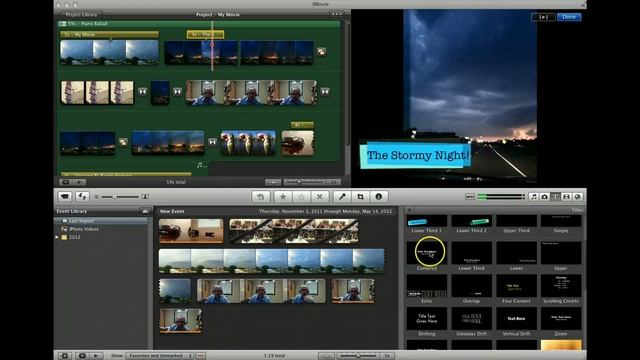 Adding Text to an iMovie 11 Project смотреть онлайн