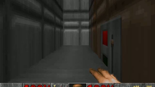 Doom II level 19, The Citadel: Keys and exit смотреть онлайн
