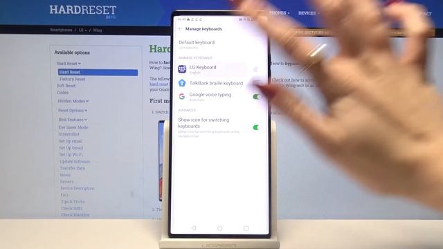Activate Autocorrect on LG Wing – Text Auto-Correction Option смотреть онлайн