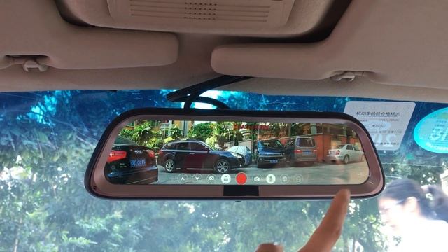 1080P HD Newest 4G Android DVR Rearview Mirror Recorder Dash Cam