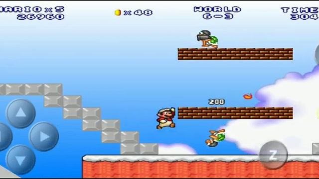 Mario Forever Android Ice Version - World 6 gameplay смотреть онлайн