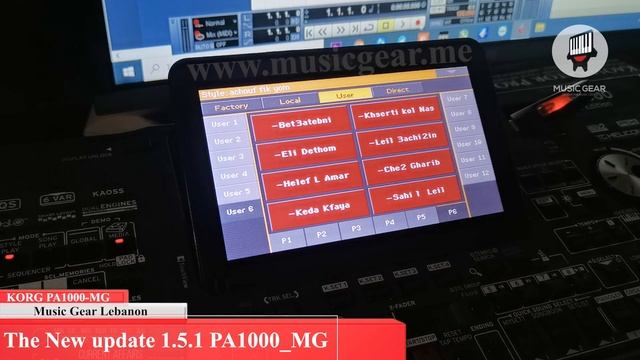 KORG PA1000 MG the newest update 1.5.1 смотреть онлайн