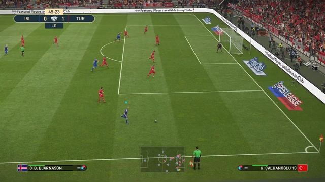 Iceland vs Turkey Live Stream Full Match PES 2019 HD смотреть онлайн