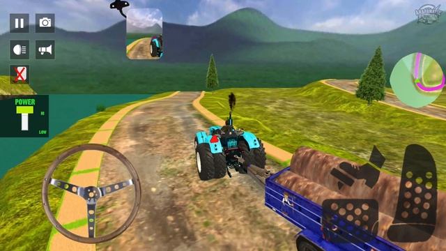 Yeni Traktör Aldım - Real Tractor Trolley Cargo Farming Simulation - Android GamePlay смотреть онлайн