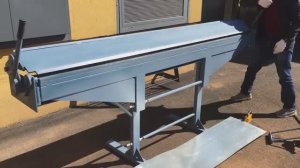 Ручной листогиб «Атлант» Плюс - работа с прокатным устройством