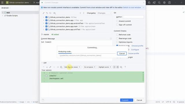 How to connect to Github and upload the files from Android Studio? смотреть онлайн