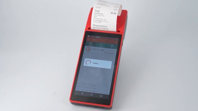 Goodcom Android Pos Terminal SMS Printer could be used for printing online food orders. смотреть онлайн