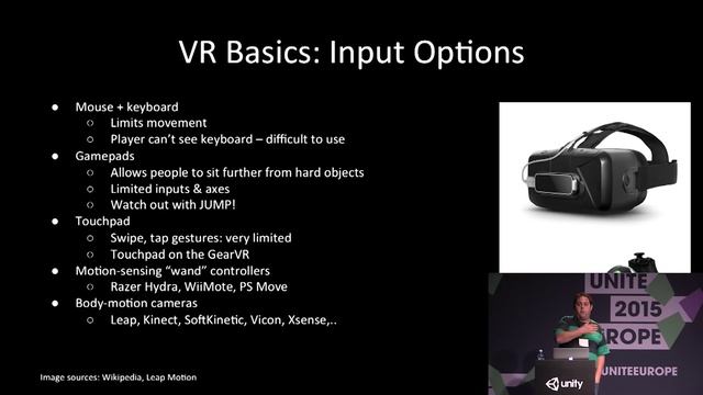 VR Game design advice and optimization best practices - Unite Europe 2015 смотреть онлайн