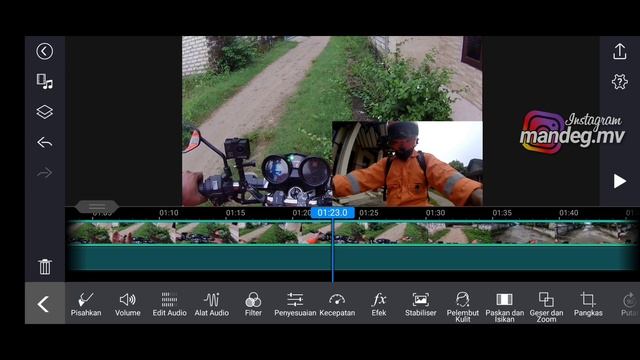 CARA EDIT VIDEO MOTOVLOG DUA KAMERA (DUAL VIEW) Pakai HP Android смотреть онлайн