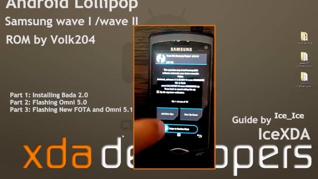 How to Install Android Lollipop on Samsung wave I/II only ( same for Omni 4.4) смотреть онлайн