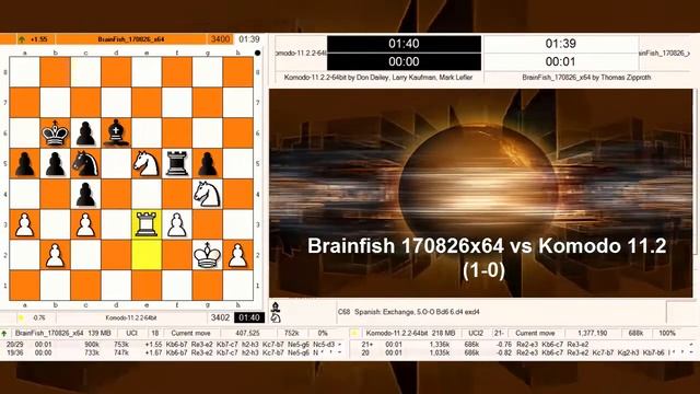 Komodo 11 2 2 vs Brainfish смотреть онлайн
