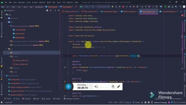 How to show contact list in android studio in 2023 смотреть онлайн
