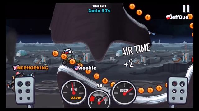 Hill Climb Racing 2 - New Event Moon - New Vehicle Moonlander Fully Upgraded смотреть онлайн