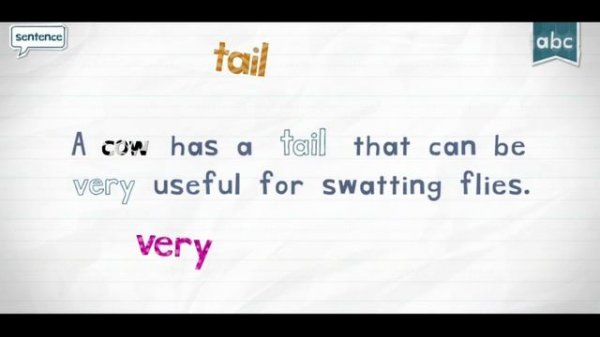 Letter T - TAIL | Endless Reader | Sight Words | Originator Games