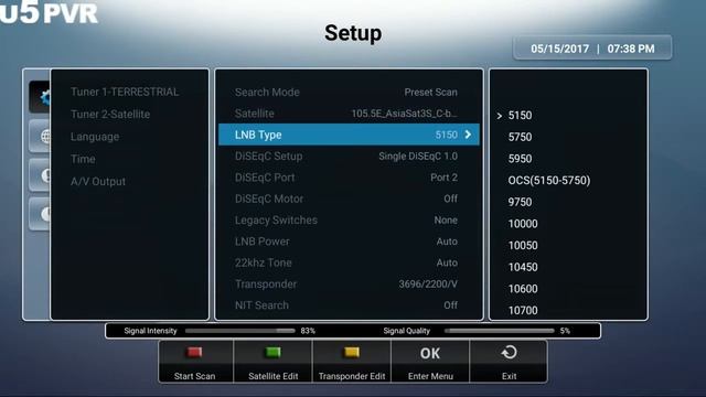 [U5PVR]How to do preset scanning with DVB-S tuner смотреть онлайн