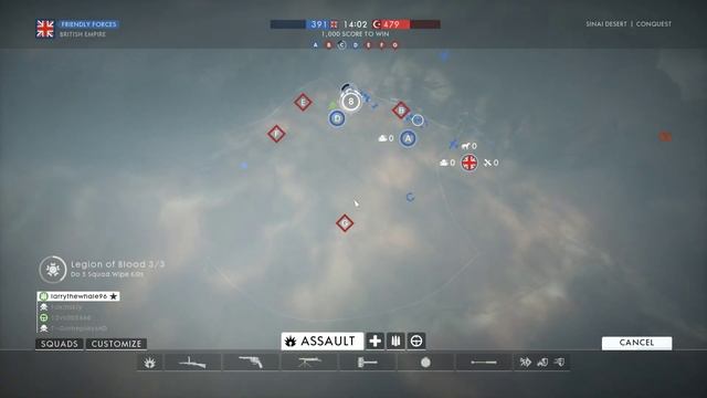 BATTLEFIELD 1 | Sinai Desert | Conquest - 1 Round (No Commentary) смотреть онлайн