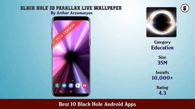 Best 10 Black Hole Android Apps смотреть онлайн
