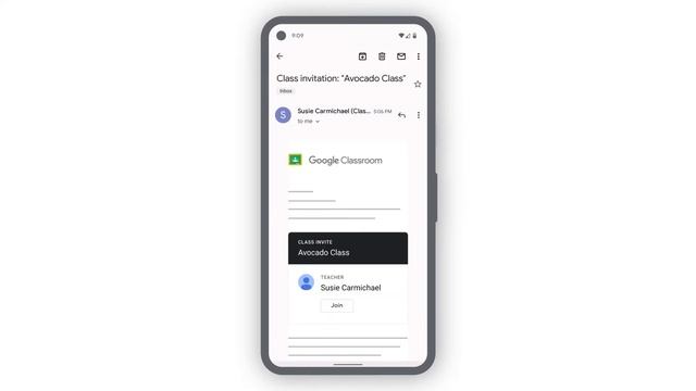 Join Google Classroom with an Email Invitation (Android) смотреть онлайн