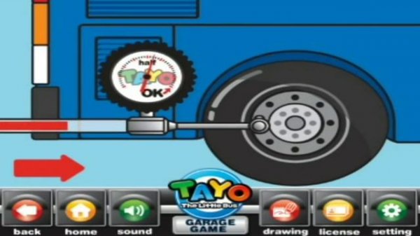 Tayo the Little Bus Garage Game Level 0 / Android Game / Free Educational Games for Kids