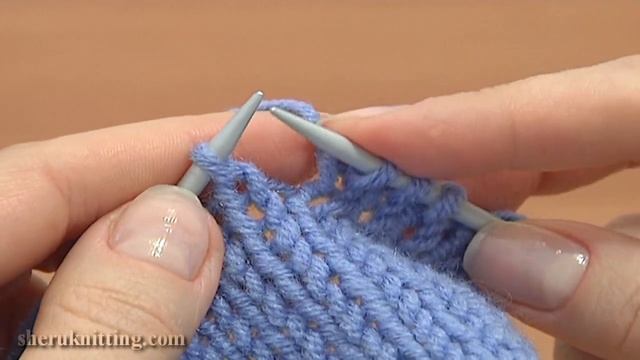 How to Knit The Knit Stitch Tutorial 2 Method 1 of 2 Knit Stitch Worked Into The Back Leg смотреть онлайн