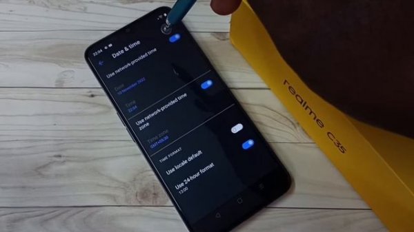 How to Change Date and Time in Realme C35
