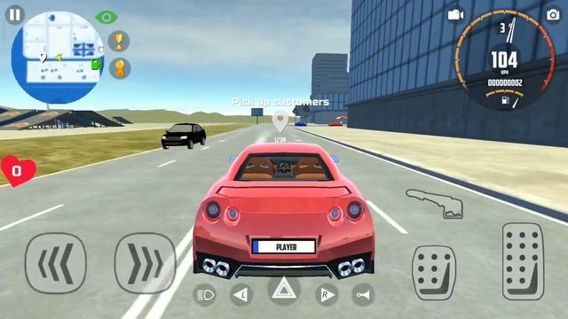 Gt-r Car Simulator | Crazy driver - Android Gameplay смотреть онлайн