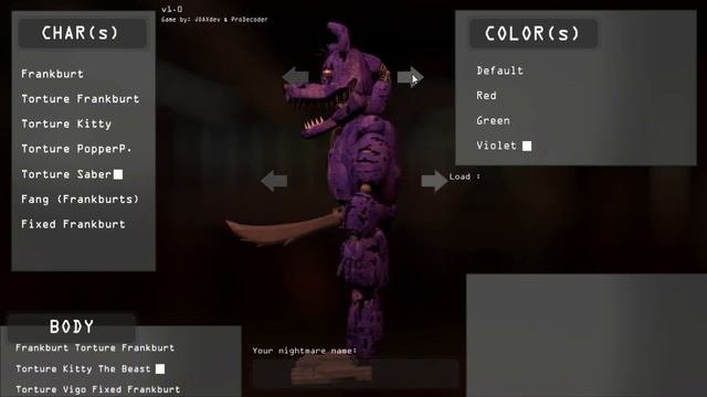 Create Your Nightmare (Animatronic) смотреть онлайн