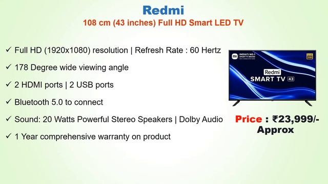 Best LED TV In India 2022 // LED Smart Android TV // Android TV // Full HD Smart LED TV // TV смотреть онлайн