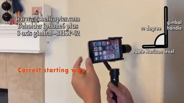 cnchelicopter.com beholder BHSP-02 iphone6 plus 3 axis gimbal correct operation way смотреть онлайн