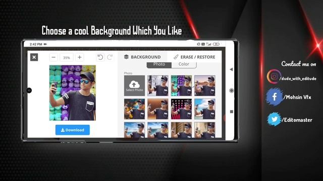 REMOVE IMAGE BACKGROUND IN ONE CLICK | USING AN ANDROID SMARTPHONE смотреть онлайн