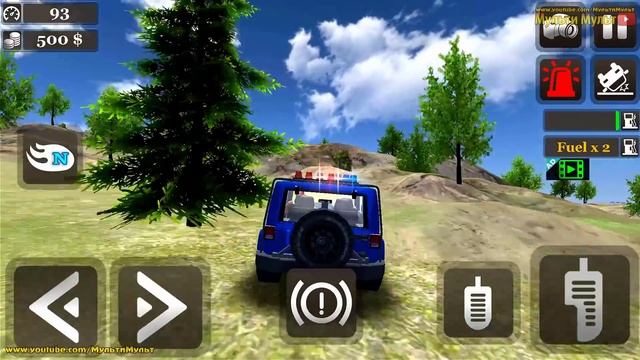 Police Car Stunt Driver #2 - Mountian Jeep Prado Driving Simulator - Best Android GamePlay смотреть онлайн