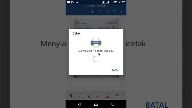 Cara Menyimpan File Docx Menjadi PDF (Menggunakan aplikasi MS Office Word) di Android смотреть онлайн